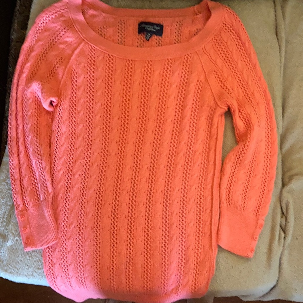 American Eagle Cable knit sweater